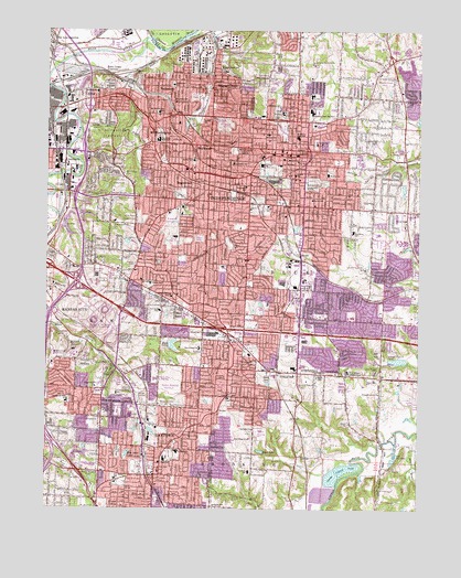 Independence, MO USGS Topographic Map
