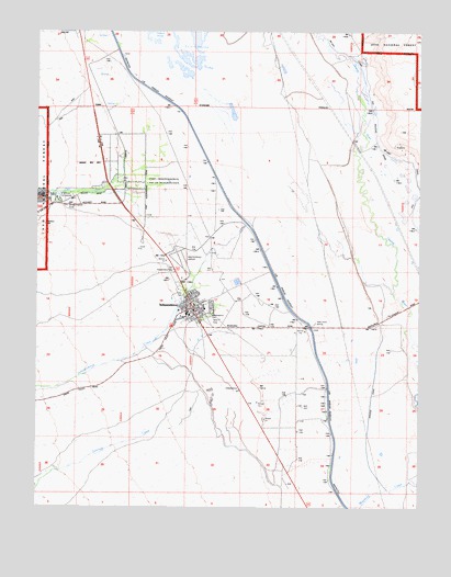 Independence, CA USGS Topographic Map