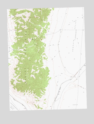 Independence Valley SE, NV USGS Topographic Map