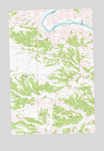 Baker Monument, MT USGS Topographic Map