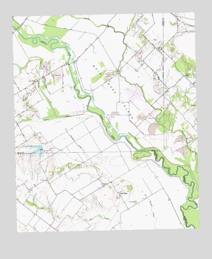 India, TX USGS Topographic Map
