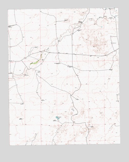 Indian Bathtub, NM USGS Topographic Map
