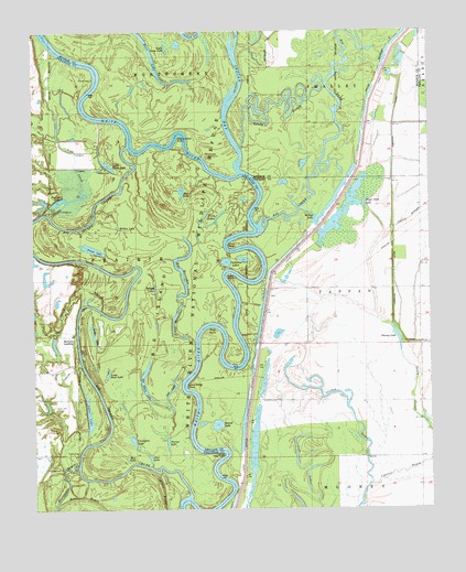 Indian Bay SE, AR USGS Topographic Map