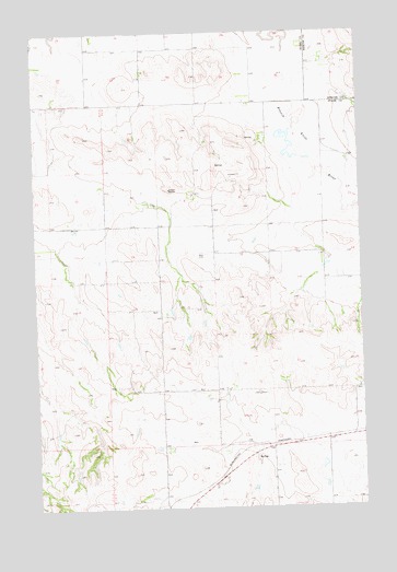 Indian Butte, ND USGS Topographic Map