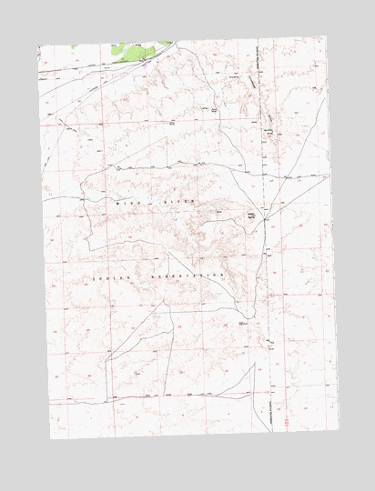 Indian Butte, WY USGS Topographic Map