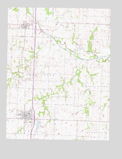Adrian, MO USGS Topographic Map