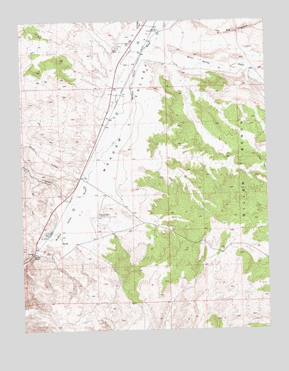 Indian Cove, NV USGS Topographic Map