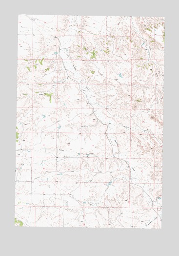 Indian Creek, MT USGS Topographic Map