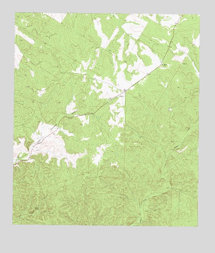 Indian Creek NE, TX USGS Topographic Map