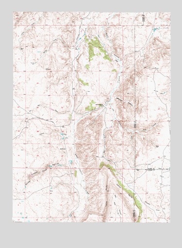 Indian Guide, WY USGS Topographic Map