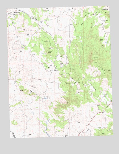 Indian Gulch, CA USGS Topographic Map