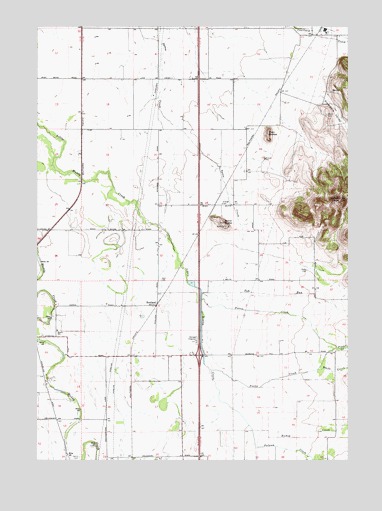 Indian Head, OR USGS Topographic Map