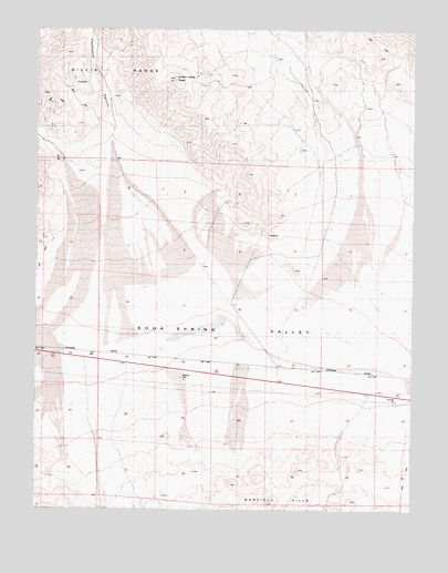 Indian Head Peak, NV USGS Topographic Map