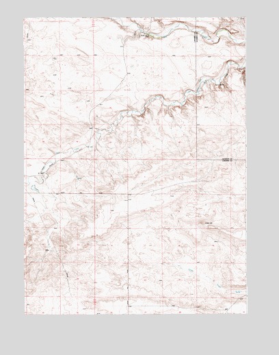 Indian Hill, WY USGS Topographic Map