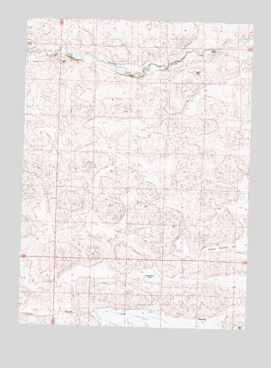 Indian Hill, NE USGS Topographic Map