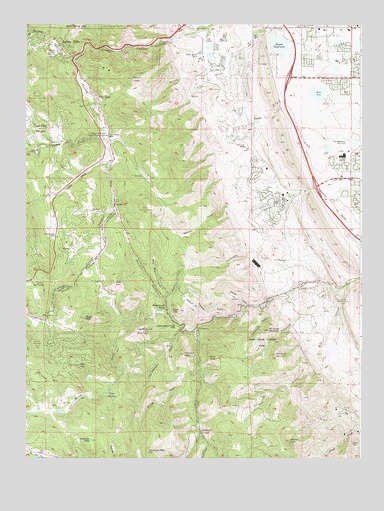 Indian Hills, CO USGS Topographic Map