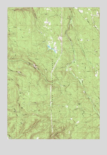 Baker Point, OR USGS Topographic Map