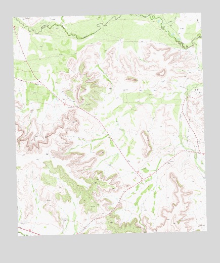 Indian Mesa NE, TX USGS Topographic Map