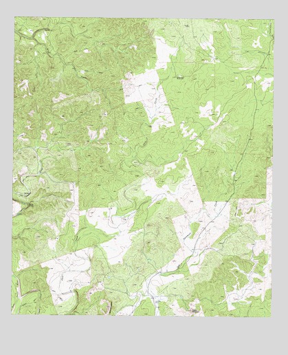 Indian Mountain, TX USGS Topographic Map