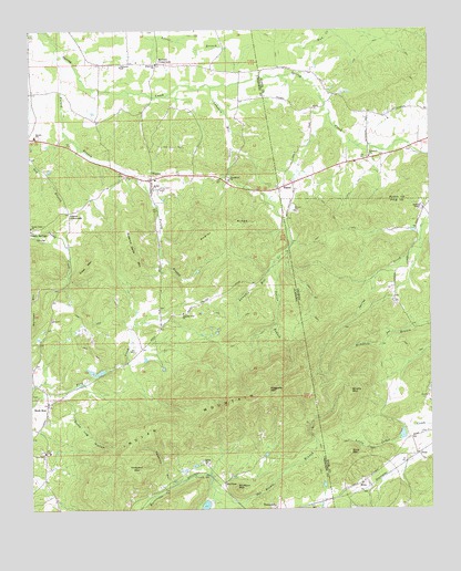 Indian Mountain, AL USGS Topographic Map