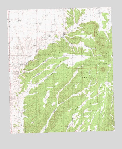Indian Peaks West, NM USGS Topographic Map