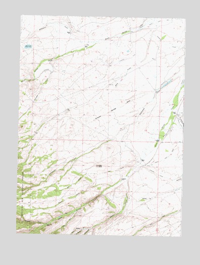 Indian Rocks, WY USGS Topographic Map