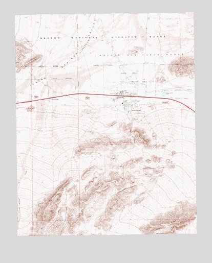 Indian Springs, NV USGS Topographic Map