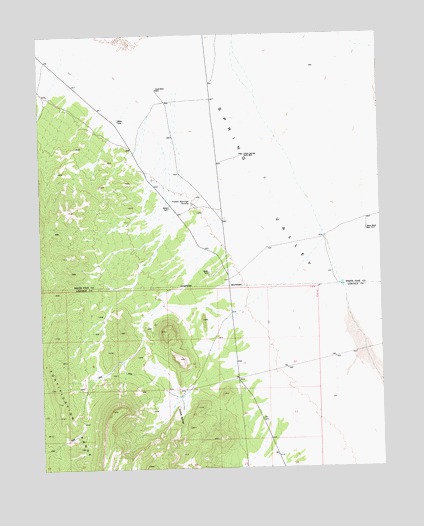 Indian Springs Knolls, NV USGS Topographic Map