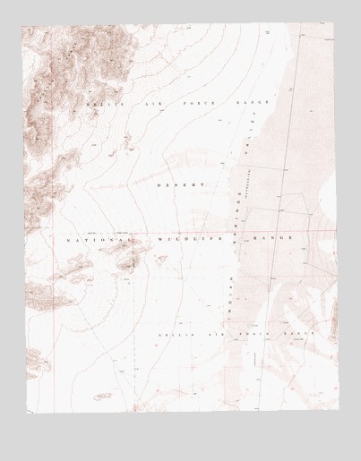 Indian Springs NW, NV USGS Topographic Map