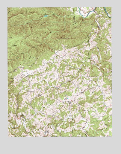 Indian Valley, VA USGS Topographic Map