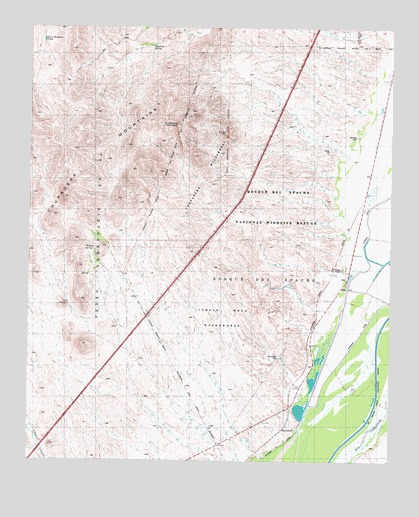 Indian Well Wilderness, NM USGS Topographic Map