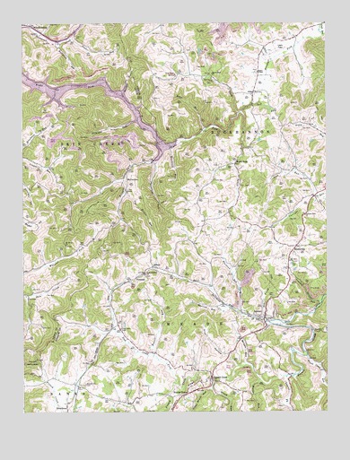 Adrian, WV USGS Topographic Map
