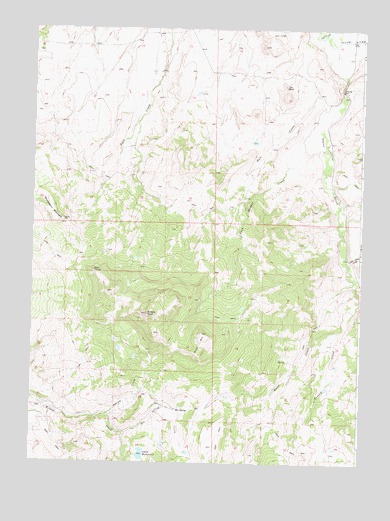 Bakers Peak, CO USGS Topographic Map