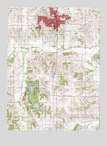 Indianola, IA USGS Topographic Map