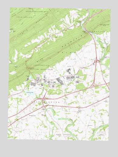 Indiantown Gap, PA USGS Topographic Map