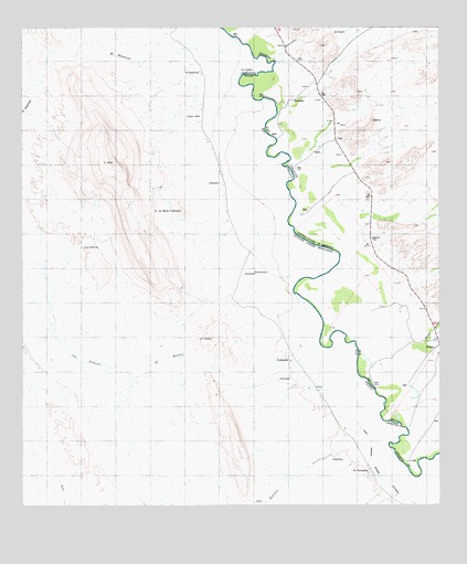 Indio, TX USGS Topographic Map
