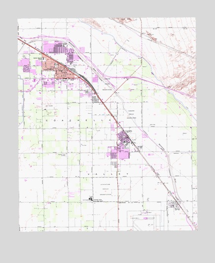 Indio, CA USGS Topographic Map