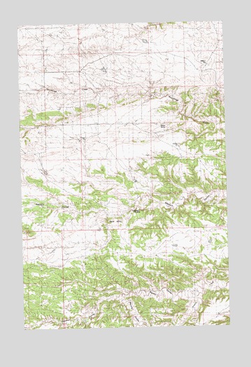 Bakers Spring, MT USGS Topographic Map