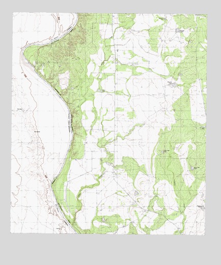 Indio Creek, TX USGS Topographic Map