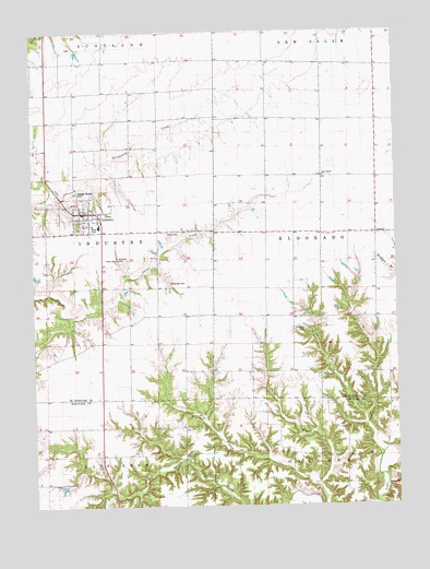 Industry, IL USGS Topographic Map