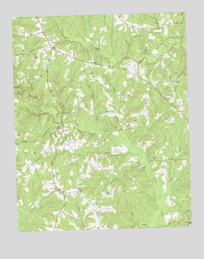 Inez, NC USGS Topographic Map