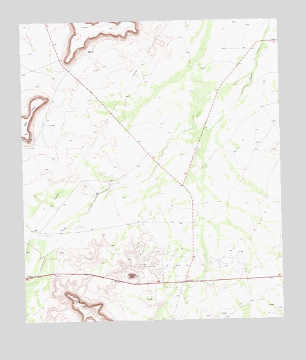Bakersfield, TX USGS Topographic Map