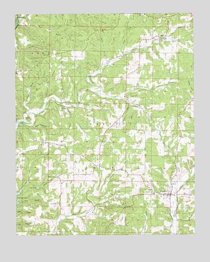 Bakersfield, MO USGS Topographic Map