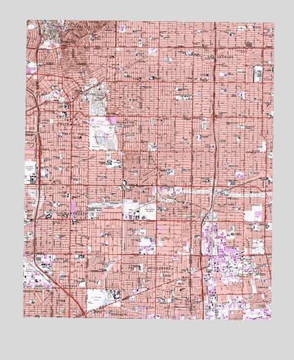 Inglewood, CA USGS Topographic Map