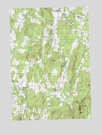 Bakersfield, VT USGS Topographic Map