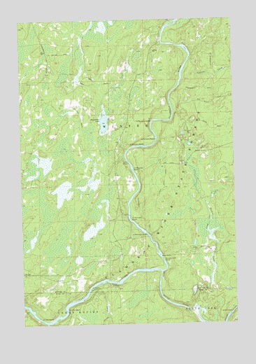 Ingram NE, WI USGS Topographic Map