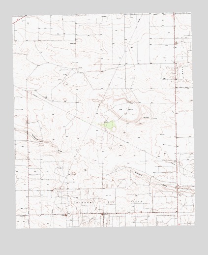 Ink Basin, TX USGS Topographic Map
