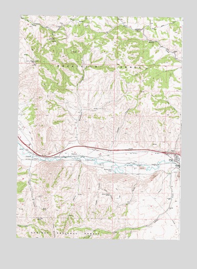 Inkom, ID USGS Topographic Map