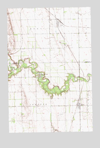 Inkster, ND USGS Topographic Map