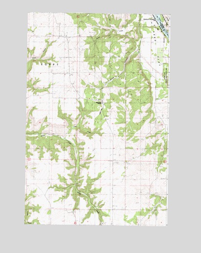 Inkster Lake, WA USGS Topographic Map
